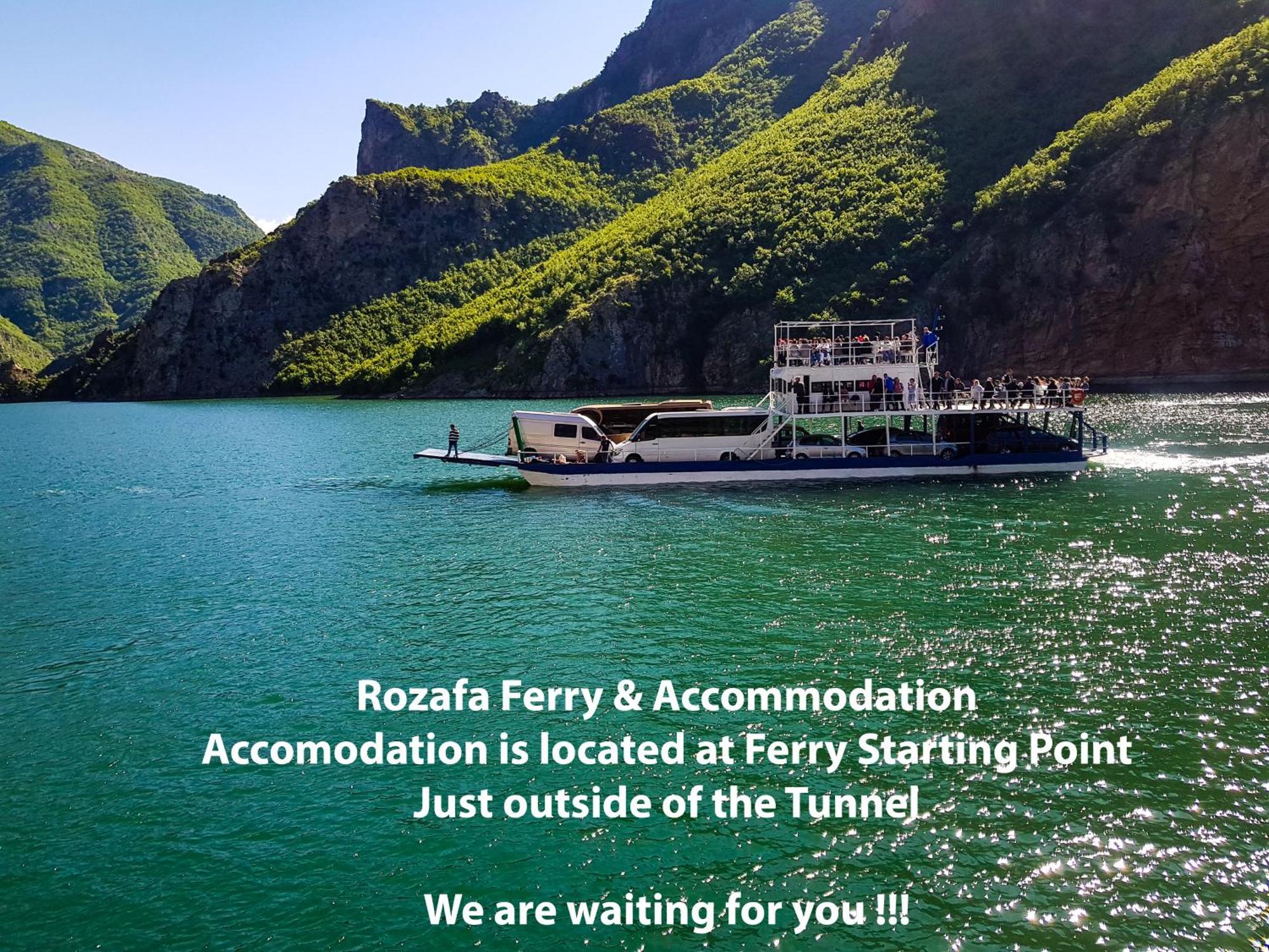 Rozafa Ferry & Accommodation Koman Ngoại thất bức ảnh